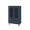 Blue + MDF+glass+1, variant on ENTU  Glass Display Cabinet with Ribbed Glass Doors Wooden Curio Cabinet with 2 Drawers and Adjustable Shelf Freestanding Buffet Unit for Living Room and Dining Room Navy Blue