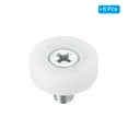 thumbnail image 3 of Uxcell 19mm Drawer Rollers, 8 Pack Plastic Drawer Pulley Bearing Small Pulley with Nuts, 3 of 6