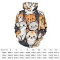 thumbnail image 2 of Cute Kitty Crowd Men's Women New Sweatshirt Hoodie Men's Plus Size Sweatshirt Hooded Sweatshirt 3d Printed Street Men's Cloth, 2 of 6