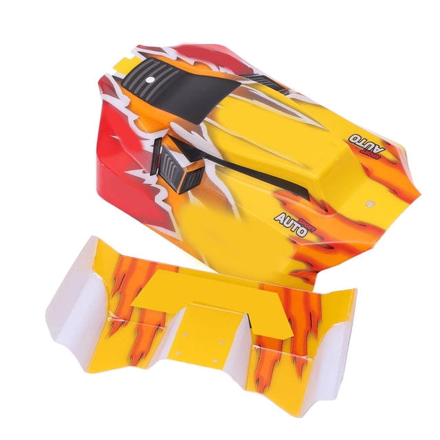 Capacidad del Cuerpo del Automóvil RC, PVC 1:14 RC Carro RC Carrito Antigulo Impresión Delicada Con Ala de Cola Para Automóvil de control remoto