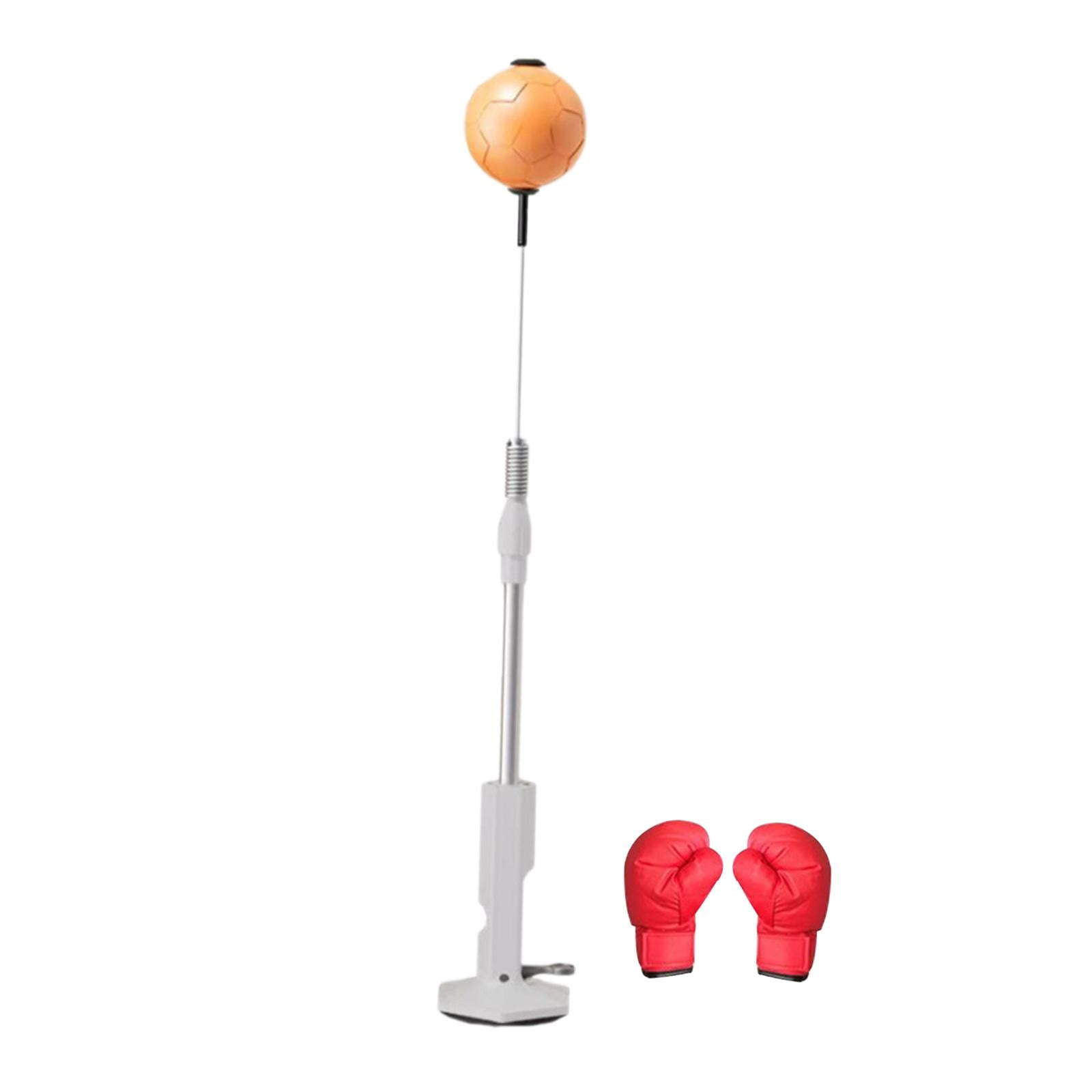 Baoblaze Boxing Ball Boxing Reaction Ball for Kids Adults Boxing Punching Bag with Ball w Boxing Gloves
