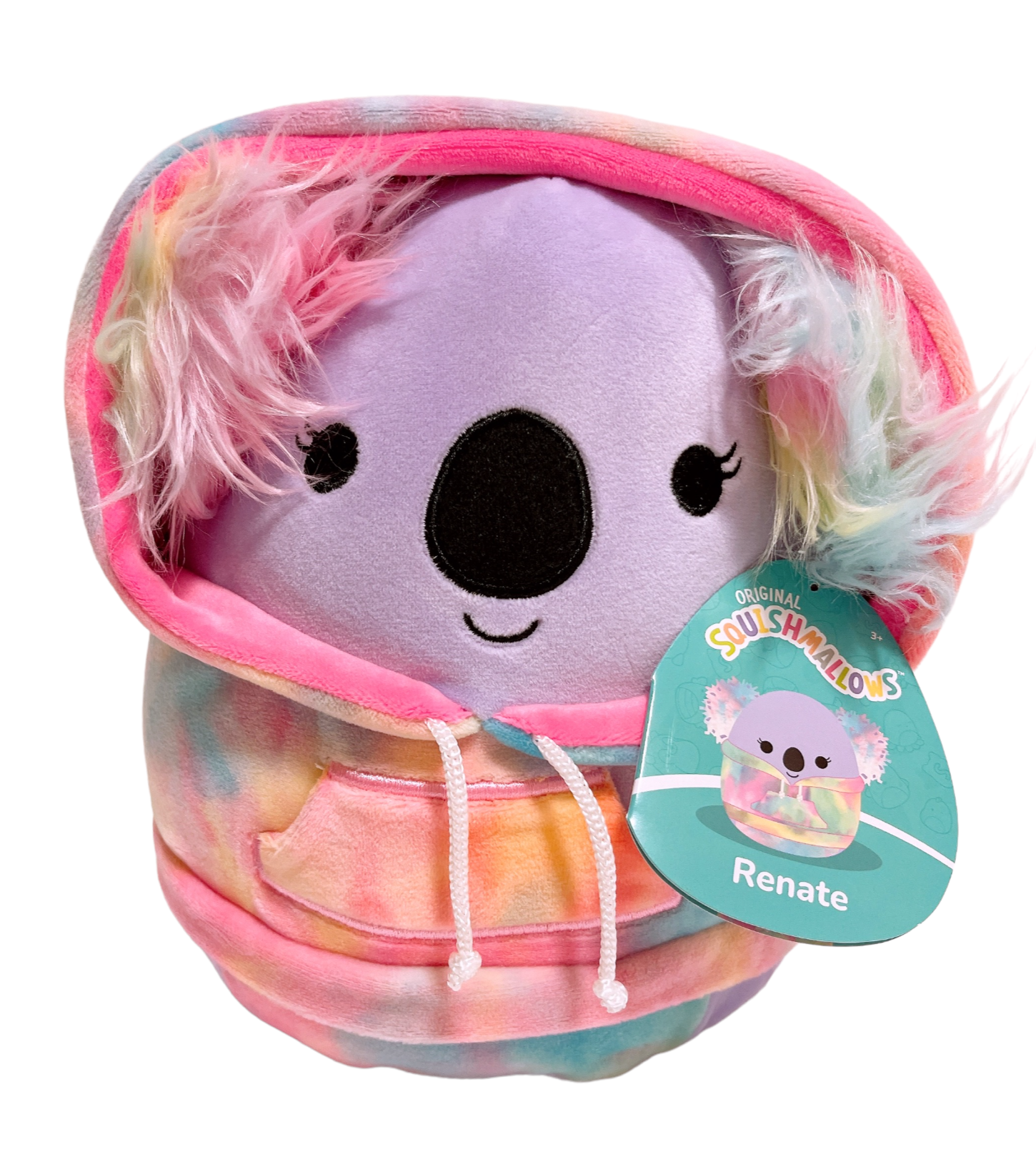 Squishmallows Hoodie Animal Squad 8 Renate the Koala Plush Doll Super Soft