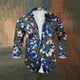 thumbnail image 4 of Blusa y camisa de manga larga con cuello vuelto para hombre, informal, a la moda, con botones, estampado, de poliéster, 4 of 6