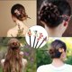 thumbnail image 5 of Palillos para el pelo Ipercox, madera tradicional china, 4 unidades, 5 of 6