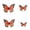 Red, variant on 20 Pcs Butterfly Refrigerator Magnets - Assorted 6/8/10/12cm 3D Butterfly Magnets for Fridge, Whiteboard, Locker, Home Kitchen Decor & Gift,L