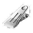 thumbnail image 2 of 1/5Pcs New Windproof Stainless Traceless Clothes Drying Clips Pants Clip Food Bag Clips Clothes Pins BLUE 5PC, 2 of 8