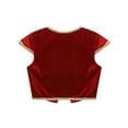 thumbnail image 2 of DPOIS Kids Boys Arabian Prince Costume Sleeveless Waistcoat Vest Top Red 10, 2 of 5