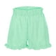 thumbnail image 4 of MKLEKYY Pantalones Cortos de Verano para Mujer, de Cintura Alta, A Rayas, con Ribete de Encaje, Informales, de Pierna Ancha, con Bolsillos, Elegantes y Ligeros., 4 of 4