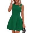 thumbnail image 1 of Vestido PRETTYGARDEN 2025 Elegante Línea A sin Mangas Verde XL, 1 of 8