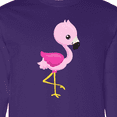thumbnail image 4 of Inktastic Cute Pink Baby Flamingo Long Sleeve T-Shirt, 4 of 5