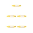 thumbnail image 3 of Inteprter Zapatero Montado en la pared Ahorro de espacio Estante de almacenamiento sin perforaciones Pantalla simple para el hogar Accesorios de Amarillo 5piezas, 3 of 6