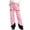 Pink, variant on Women's Skiing Snow Pants Waterproof Windproof Winter Thin Insulated Hiking Snowboard Pants for Outdoor Work S