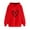 Red, variant on AherBiu Sweatshirt Hoodies for Women Heart Printed Casual Loose Pullover Long Sleeve Tops with Pockets