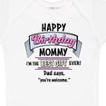 thumbnail image 4 of Inktastic Happy Birthday, Mommy I'm the Best Ever in Pink Boys or Girls Baby Bodysuit, 4 of 5