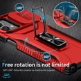 thumbnail image 4 of JTCASES for Motorola Moto G Stylus 5G 2023 Case, Slide Window + Adjustable Ring Kickstand + Magnetic Car Mount Drop Protection Anti-slip Shockproof Bumper Rugged Shell, Red, 4 of 8