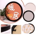 thumbnail image 3 of Round Picture Frame,10/12 Inch Wooden Wall Hanging Picture Frames,Wall Decor Ga Frame Circle Frame For Wedding Display Photo, 3 of 8