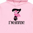 thumbnail image 3 of Inktastic 7th Birthday Flamingo 7 Year Old Girl Youth Hoodie Sweatshirt, 3 of 4