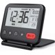 thumbnail image 1 of Travel Alarm Clock Mini Portable Lcd Digital Clock With Backlit Calendar 12/24h Temperature Makeup Mirror Small Folding Desktop Clock Battery Operated, 1 of 5