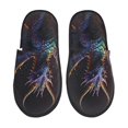 thumbnail image 1 of Fotbe Rainbow Wings Majestic Dragon Pantuflas Peludas para Mujer con Estampado, Zapatillas de Peluche, Zapatos de Invierno para Casa, Uso Interior y Exterior-Large, 1 of 8