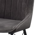 thumbnail image 4 of Newboti Furniture Grey and Black Tufted Back Dining Chairs (Set of 2) 24846, 4 of 8
