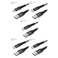 thumbnail image 2 of Shengyu 1M 2M Phone Fast Charging Cable Nylon Braided Micro USB Data Cord For Charding Line Wire For Android Black Android 2M 5Set, 2 of 6