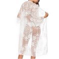thumbnail image 5 of Fesfesfes Ladies Cardigan Sexy Translucent Beach Cover Ups Weave Openwork Tassel Suspenders Beach Vacation Bikini Cover-Up, 5 of 5