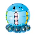 thumbnail image 4 of Magic Bean Rotating Brain Teaser Finger Puzzle Games Octopus Shaped Rotating Fidget Spinner, Brain Teaser Puzzle Gadget, Ideal Party Favors Blue, 4 of 5
