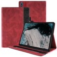 thumbnail image 1 of Funda para Tablet para Nokia T20 10.4 2021, Funda con Soporte de Cuero PU Premium, Rojo, 1 of 5