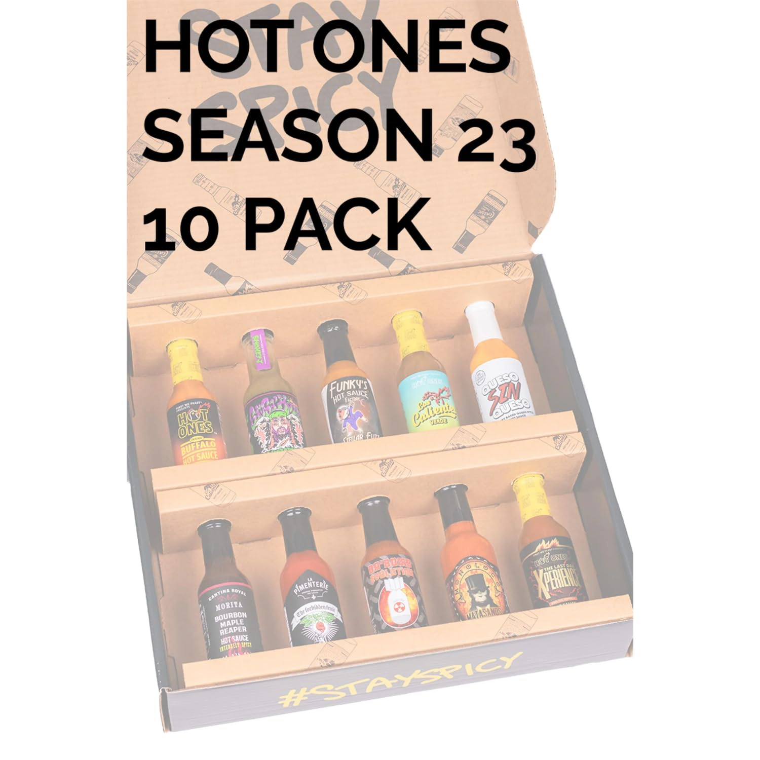 Hot Ones Season 23 Lineup Hot Sauce Challenge Kit Made With Natural Ingredients 5 Fl Oz 8360