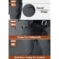 thumbnail image 3 of REDHOTYPE Men's Cargo Pants Men Stretch Quick Dry Lightweight Workout Hike Pants Military Tactical Pants, 3 of 5