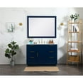 thumbnail image 6 of Elegant Decor Blake 48" Aluminum Alloy MDF Single Bathroom Vanity in Blue, 6 of 8