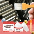 thumbnail image 4 of Hogar y jardín, Herramientas, Grasa de litio blanca Lubricante multiusos Grasa de litio con cepillo para bisagras, rodamientos, engranajes y puertas de garaje Ideal para la industria automotriz Grasa, 4 of 5