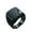 Black, variant on Men's Stainless Steel Retro Unique Hip Hop Punk 19MM Geometric Square Honeycomb Pattern Biker Ring Rock Statement Band Ancient Silver Size 13
