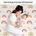 thumbnail image 4 of Foldable Baby Play Mat, PIGLOG 50x50 Playpen Mat, 0.6in Thick Waterproof Playmats for Babies and Toddlers Kids, Safe Foam Playmat for Tummy Time, Reversible Portable Baby Floor Mat for Infant, 4 of 6