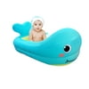 Sunisery Toddler Baby Swimming Whale Inflatable Bathtub Large Drain Anti-Slip