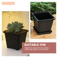 thumbnail image 2 of 6pcs Flower Planting Pots Succulent Plant Pots Plastic Flower Planters Flowerpot Adorns, 2 of 9