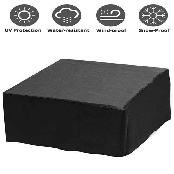 Housse de Protection pour spa 220*220*85cm, Bain à Remous, Piscine, Ba