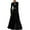 Black, variant on Women's Velvet Dress Long Sleeve Round Neck Solid Color Gold Velvet Maxi Dress for Fall Winter Casual,Black,XL