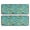 Excavator and Hard Hat Blue Pattern, variant on Excavator and No Entry Sign Blue Anti Fatigue Kitchen Rugs Set Of 2, Non Slip Washable Decorative Floor Mats for Sink Laundry and Home Use, 17"x47"