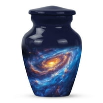 SUBSH Cosmic Galaxy Urn - Mini Urns for Human Ashes Mom - Ash Holders for Human Ashes - Cremation Urns for Men - Urn for Ashes Adult Male - Memorial Urn (3 INCH Pack of 1)