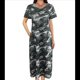 thumbnail image 3 of Vestido Camisero Informal de Verano para Mujer, Holgado, de Corta, Estilo Camuflaje, con Bolsillo Gris L, 3 of 8