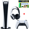 PlayStation 5 Digital Edition with PS5 Pulse 3D Headset & Mightyskins Voucher Limited Bundle