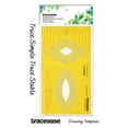 thumbnail image 2 of Traceease Quilting Template Stencils DIY Sewing Machine Quilt Ruler Quilting Tools, Rhombus & Ellipse, 2 of 4