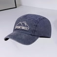 thumbnail image 4 of CYRBOKO Kids Baseball Cap, Adjustable Cotton Breathable Mesh Sun Protection Boys Girls Summer Hats Navy Size 2-6 T, 4 of 5