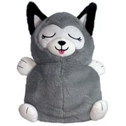 FlipaZoo: Upside Down Inside Out - Fox To Husky - 2-In-1 Animal Plush, Belly Flips To Reveal 2nd Character, Kids Playtime Companion, Plus Bonus Baby
