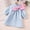 Blue#1, variant on SERTG Kids Stylish Solid Color Cute Dress with Button Long Sleeve Round Neck Fall Winter Casual Comfortable Skirt for Children 1-7 Years(Pink#4,6 Months)