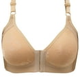 thumbnail image 4 of Yuzhih Front Close Bra for Women Push up Wirefree Bra Seamless No Underwire Comfort Bralettes Full Coverage Everyday Bras, 4 of 6