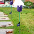 thumbnail image 2 of Tulipán Luces Solares Para Jardín Estaca Decorativa Para Exteriores Para Decoración De Césped De Pasarela Púrpura+Luces Solares De Jardín De Tulipán, Juego Decorativo Para Exteriores Baoblaze none, 2 of 8