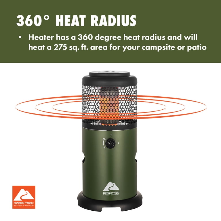 Ozark Trail 11000 BTU Portable 360-Degree Propane Heater photo 3