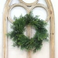 thumbnail image 6 of (3 pack) Mainstays 18 inch Artificial Green Pine Round Wreath, for Door or Wall, Metal Base, 6 of 12